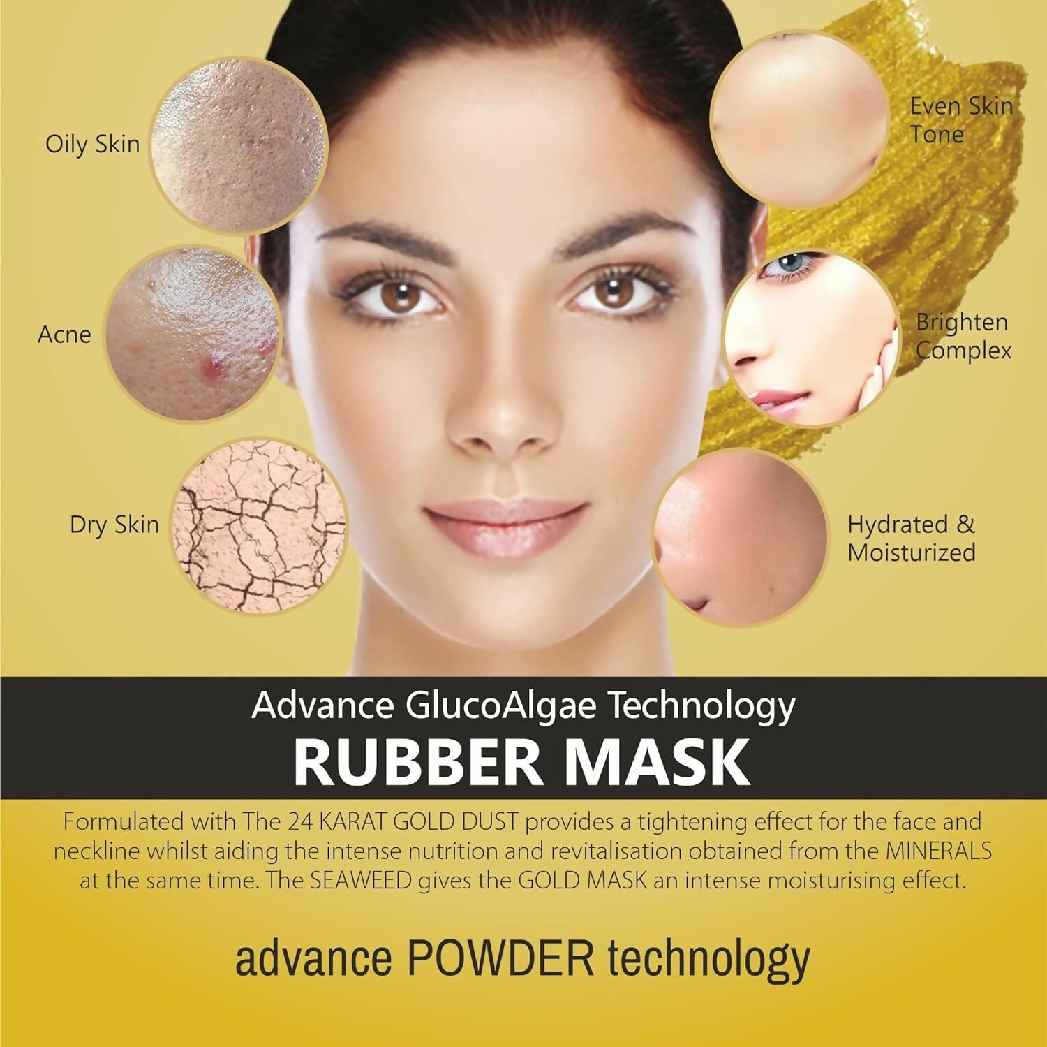 Purobio Algae Peel Off Face Mask 24k gold Facial Mask - Distacart