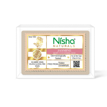 Nisha Jasmine Body Cleansing Soap Bar - Distacart