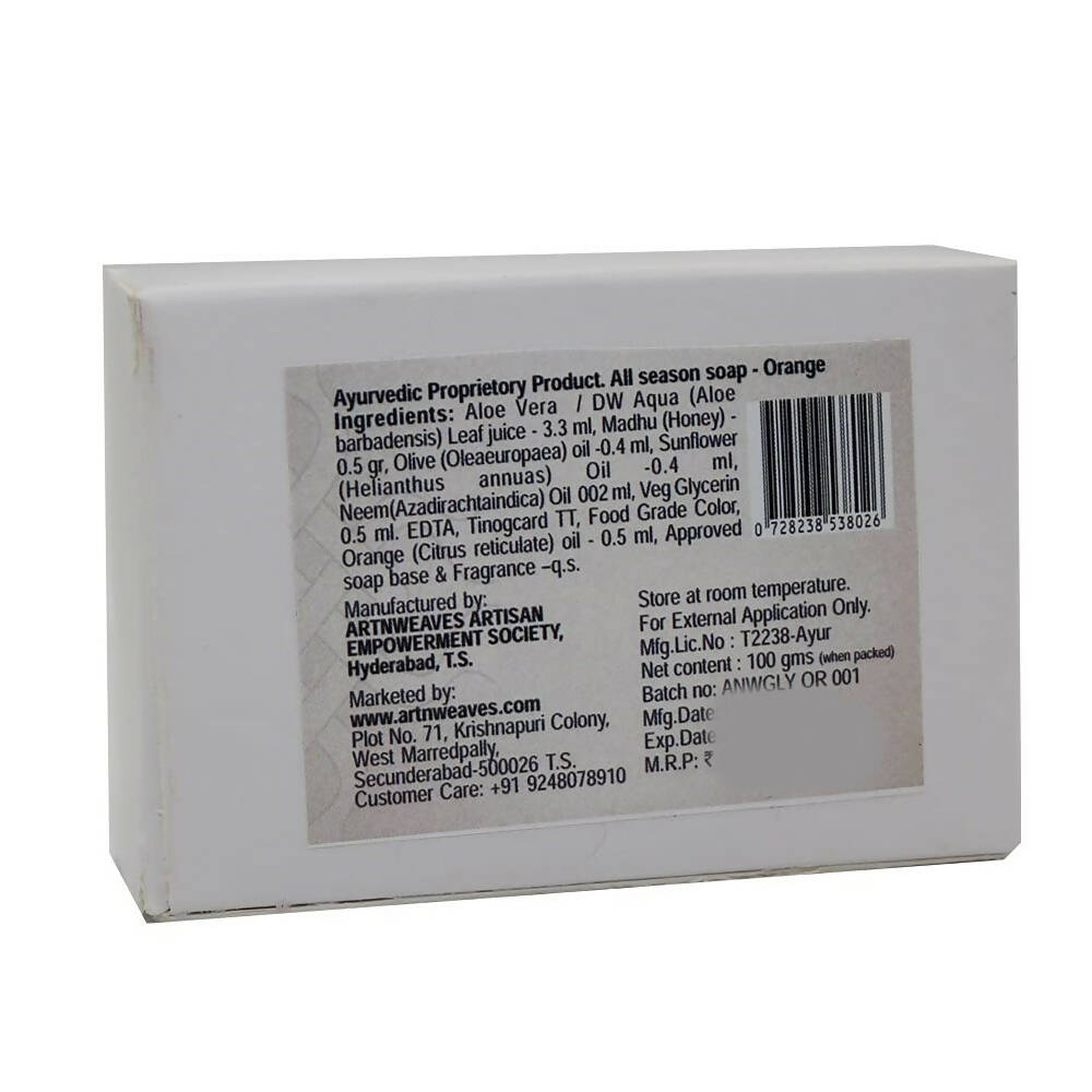 artNweaves Orange Handmade Soap - Distacart