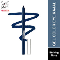 Thumbnail for Maybelline New York Tattoo Gel Kajal Color Pencil - Striking Navy Blue - Distacart