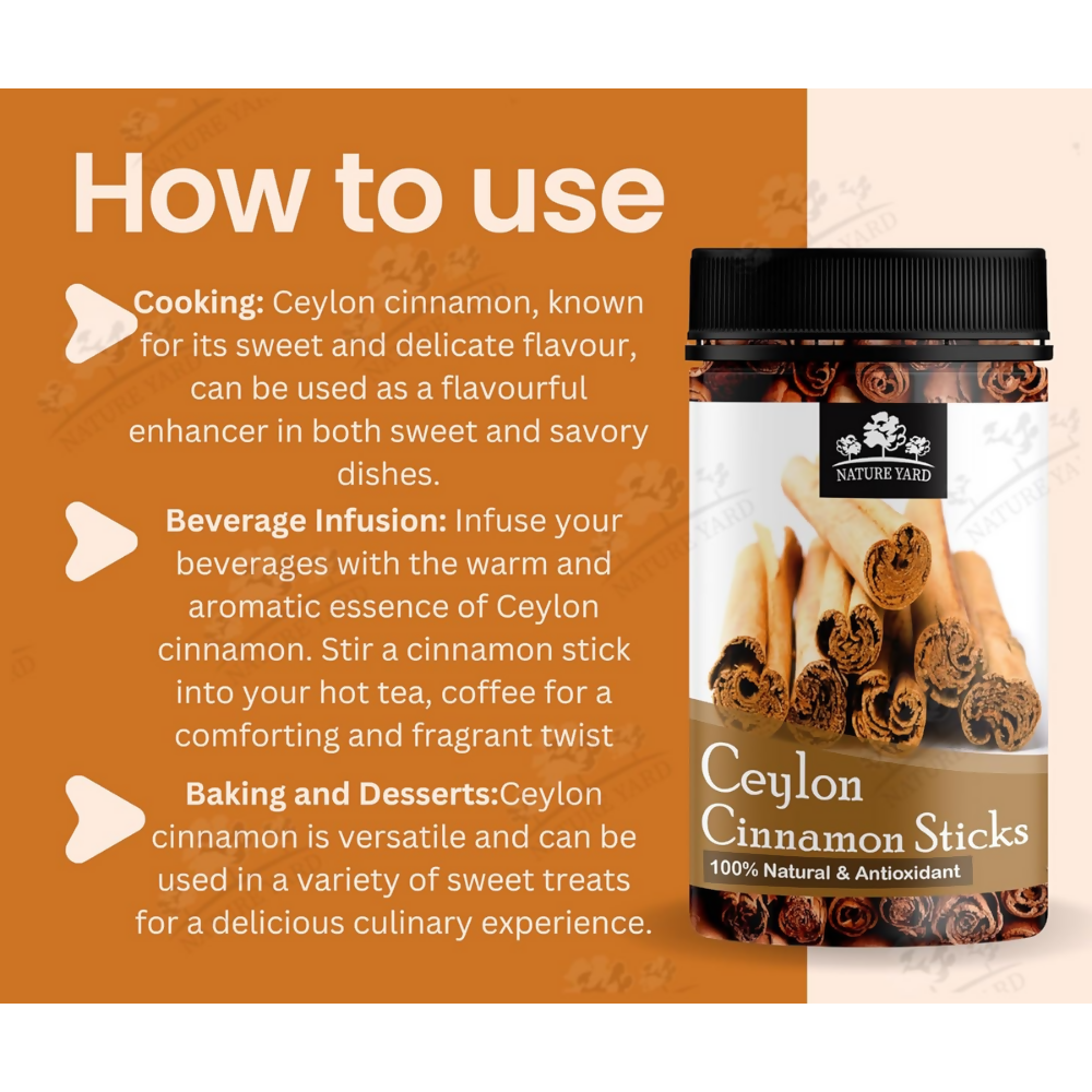 Nature Yard Real Ceylon Cinnamon Sticks - Distacart