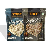 Thumbnail for Zoff Premium Raw Cashews & Roasted and Salted Pistachios Combo - Distacart