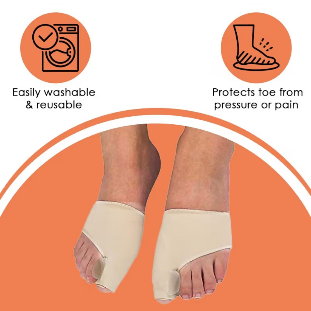Bronson Professional Toe Thumb Bunion Corrector, Toe Separator & Toe Spreader With Gel Pad Support - Dista
