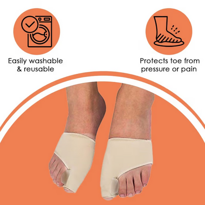 Bronson Professional Toe Thumb Bunion Corrector, Toe Separator & Toe Spreader With Gel Pad Support - Dista