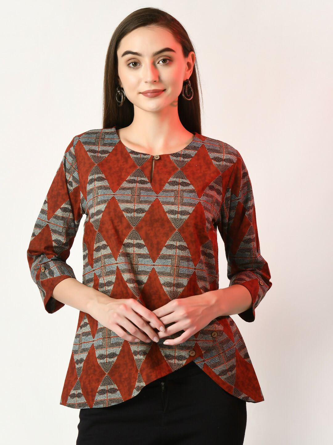 Myshka Women's Multi Printed Top - Distacart