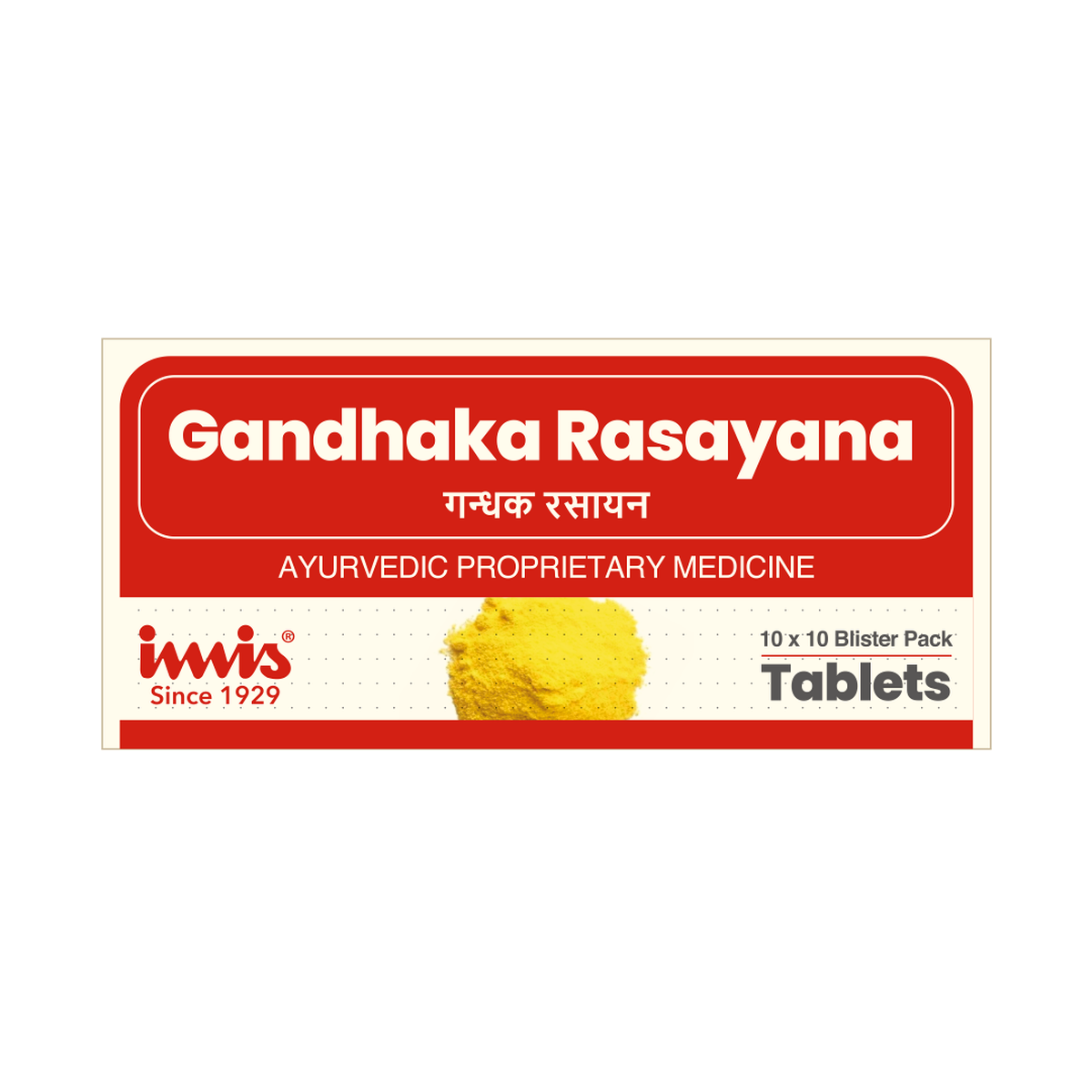 IMIS Ayurveda Gandhaka Rasayana Tablets - Distacart