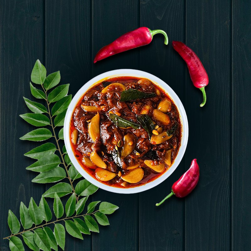 Mallu Vibes Garlic Pickle