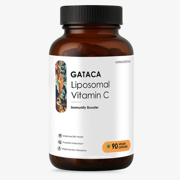 GATACA Liposomal Vitamin C Capsules for High Bioavailability| Immunity, Better Skin & Iron Absorption - Distacart