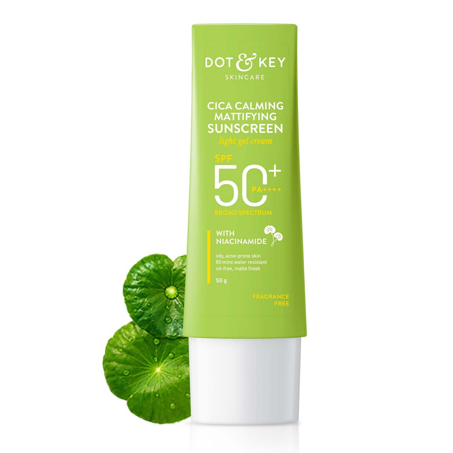 Dot & Key CICA Calming Mattifying Sunscreen SPF 50 For Oily Acne Prone & Sensitive Skin - Distacart
