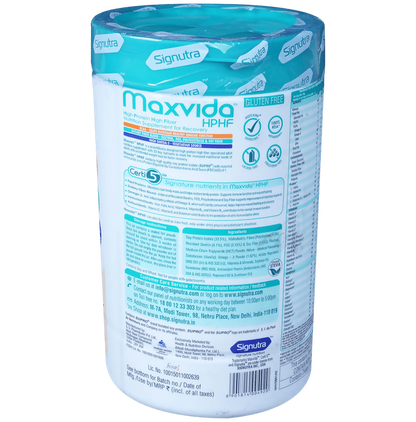 Maxvida HPHF High Protein High Fibre Supplement Powder For Recovery - Distacart