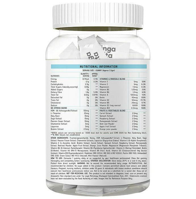 Zingavita De-Stress Gummies - Distacart