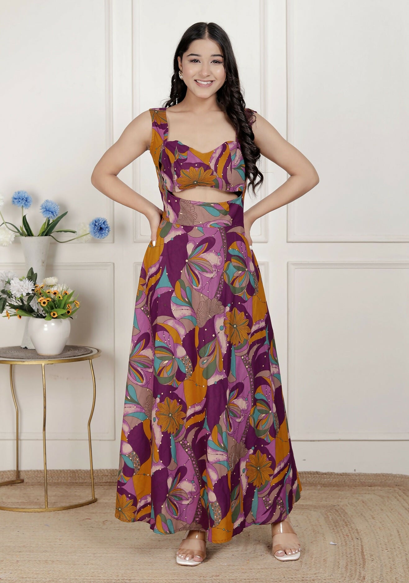 MAGENTA_WESTERN_DRESS (2)