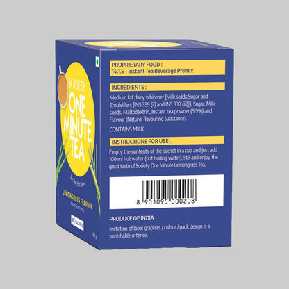 Society OMT Masala&OMT Lemongrass Flavour Tea Premix Combo - Distacart