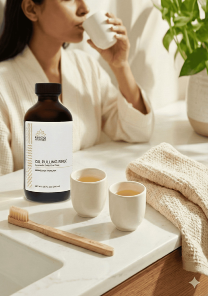 Kerala Ayurveda Oil Pulling Rinse (Arimedadi Thailam) - Distacart