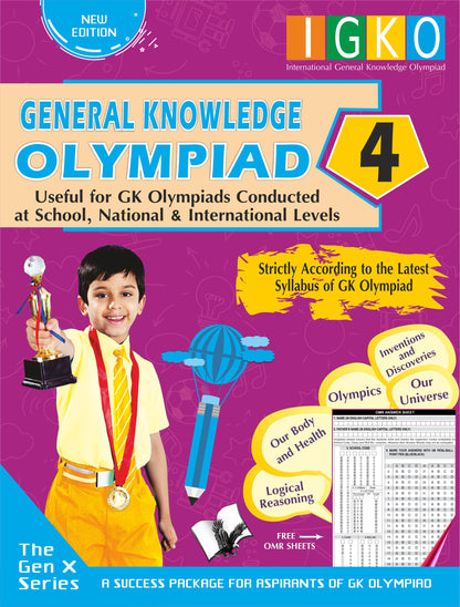 International General Knowledge Olympiad - Class 4(With OMR Sheets) by Varsha Batra - Dista