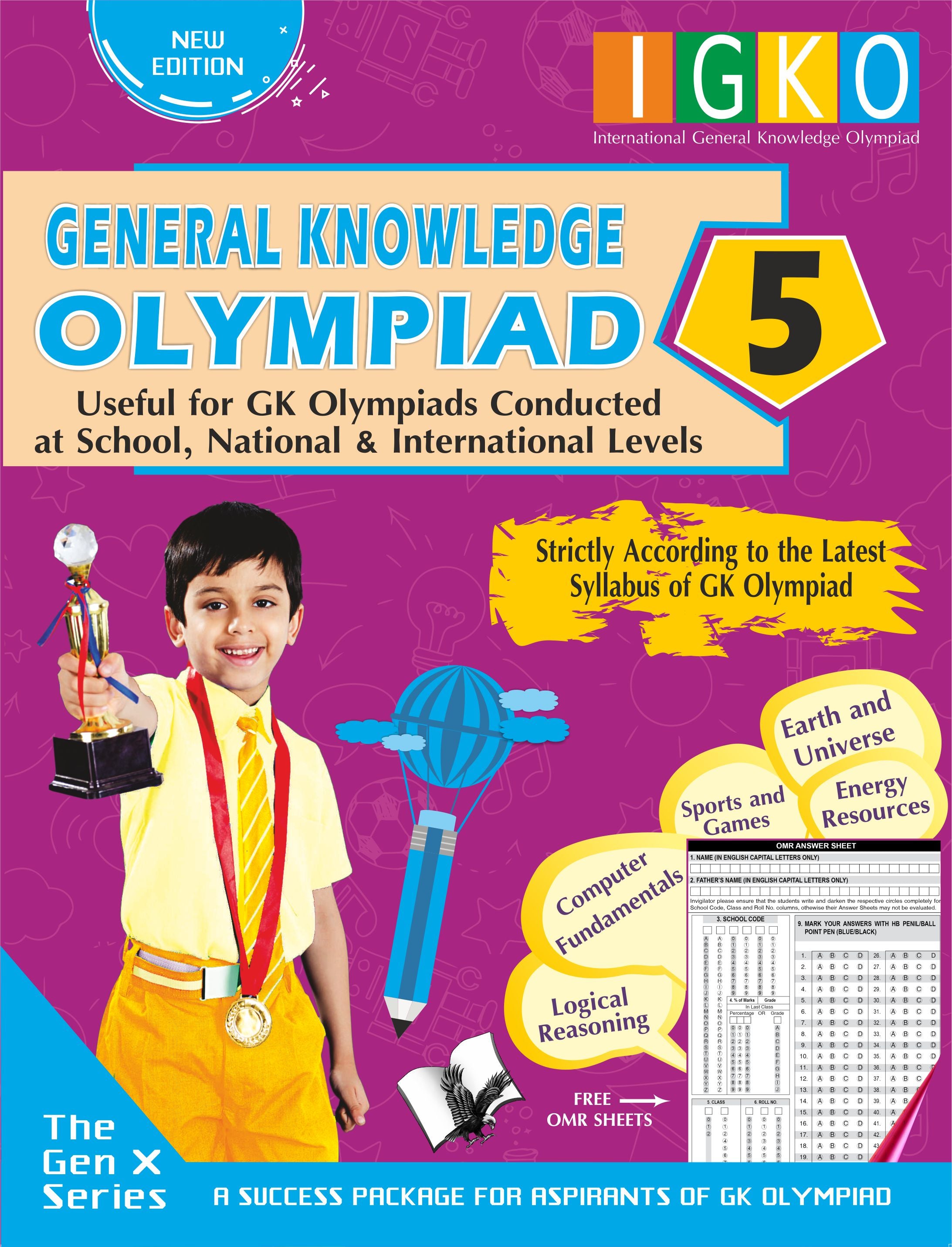 International General Knowledge Olympiad - Class 5(With OMR Sheets) by Varsha Batra - Dista