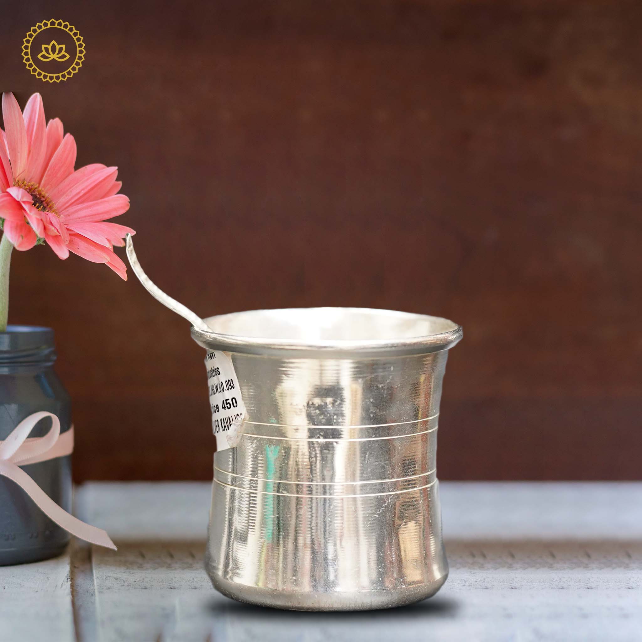 German Silver Punch Patra with Uddarani - Distacart