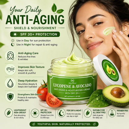 Milky Moon Lycopene & Avocado Anti-Aging & Moisturizing Cream with SPF 30 - Dista
