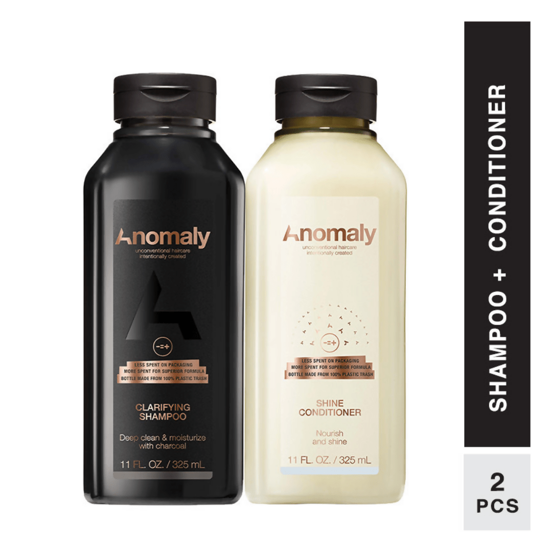 Anomaly by Priyanka Chopra Clarifying Shampoo & Shine Conditioner Combo - Distacart