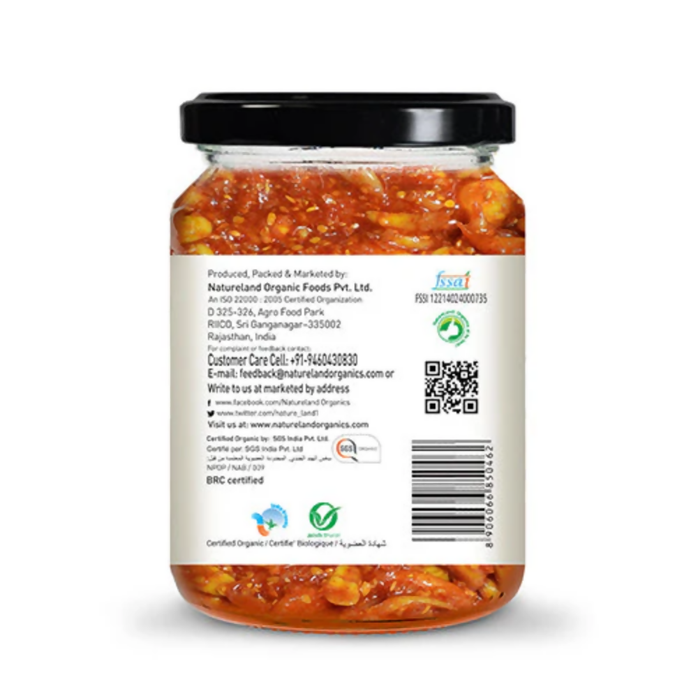 Nature Land Organics Garlic Pickle - Distacart