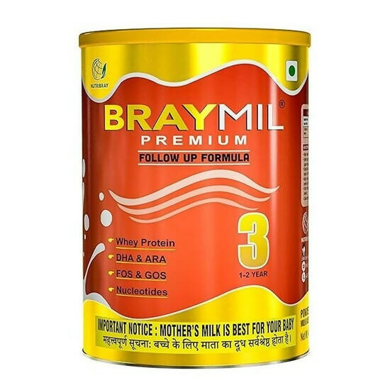 Braymil Premium Follow Up Formula 3 for 1-2 Years Powder - Distacart