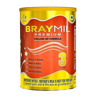 Braymil Premium Follow Up Formula 3 for 1-2 Years Powder - Distacart