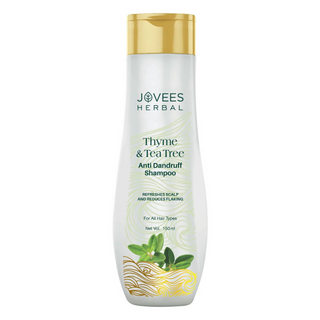 Jovees Thyme & Tea Tree Anti Dandruff Shampoo For All Hair Types - Distacart