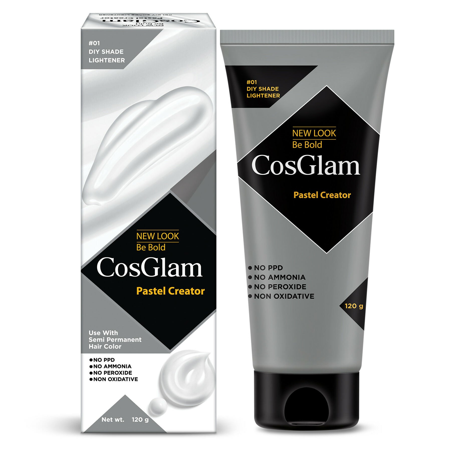 Cosglam Semi Permanent Hair Color for Women & Men-Pastel Creator - Distacart