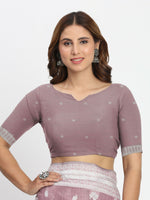 Thumbnail for Astita Linen Cotton Sea Green Saree