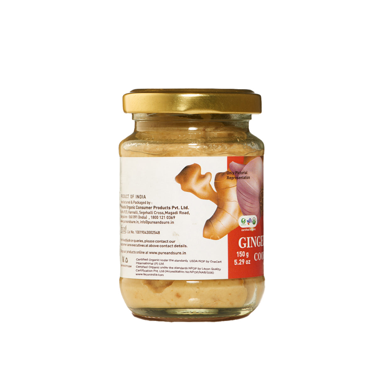 Pure & Sure Organic Ginger Garlic Paste