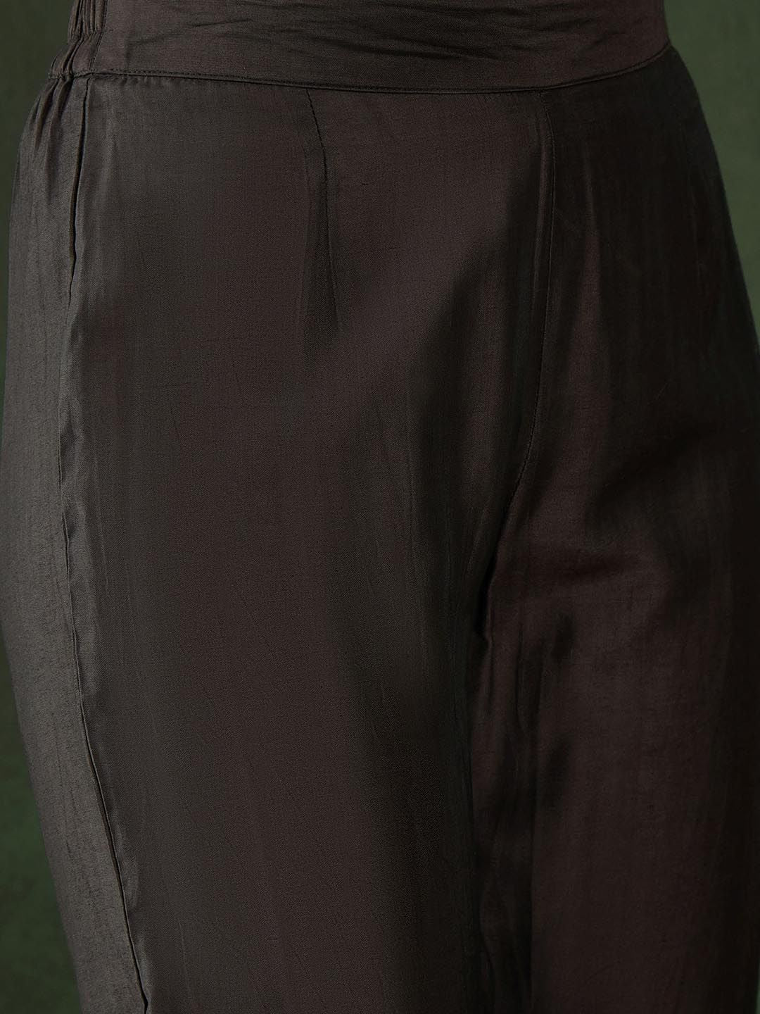 Sangria Printed Straight Kurta, Trouser & Dupatta Set
