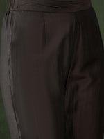 Thumbnail for Sangria Printed Straight Kurta, Trouser & Dupatta Set