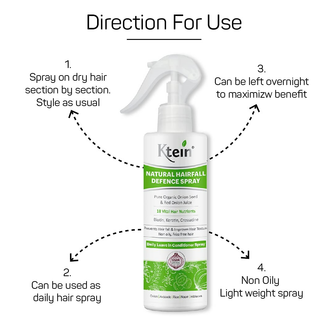 Ktein Onion Hair Spray - Distacart