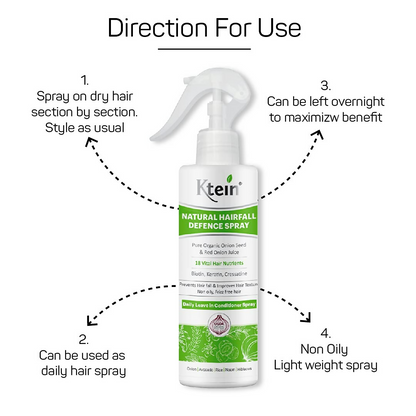 Ktein Onion Hair Spray - Distacart