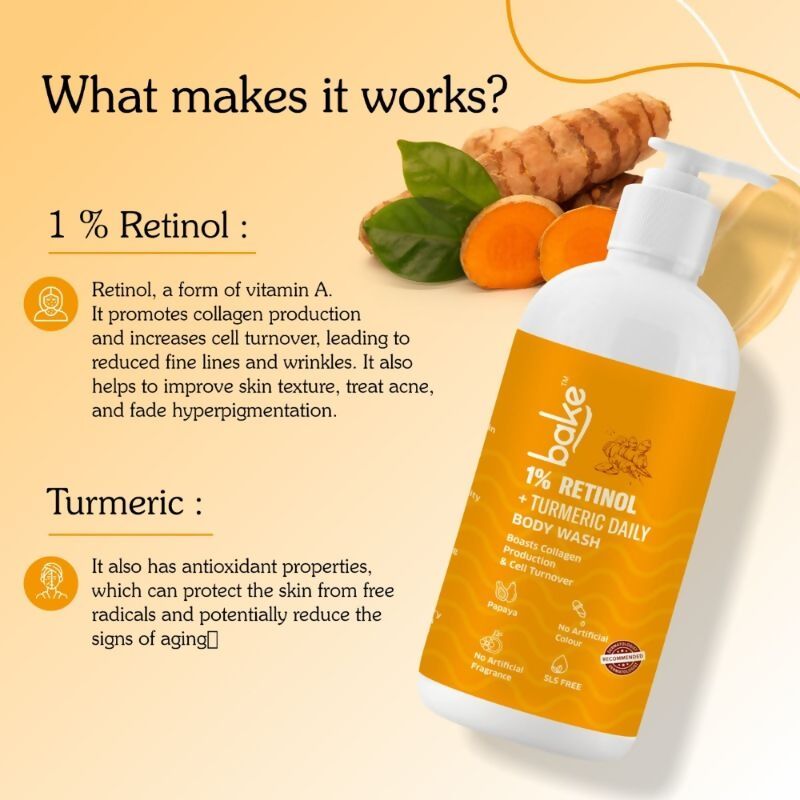 Bake 1% Turmeric Body Wash - Distacart