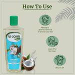 Thumbnail for VI-JOHN Naturale Coconut Enriched Hair Oil olumisingVolumizing with Vitamin A.E & F