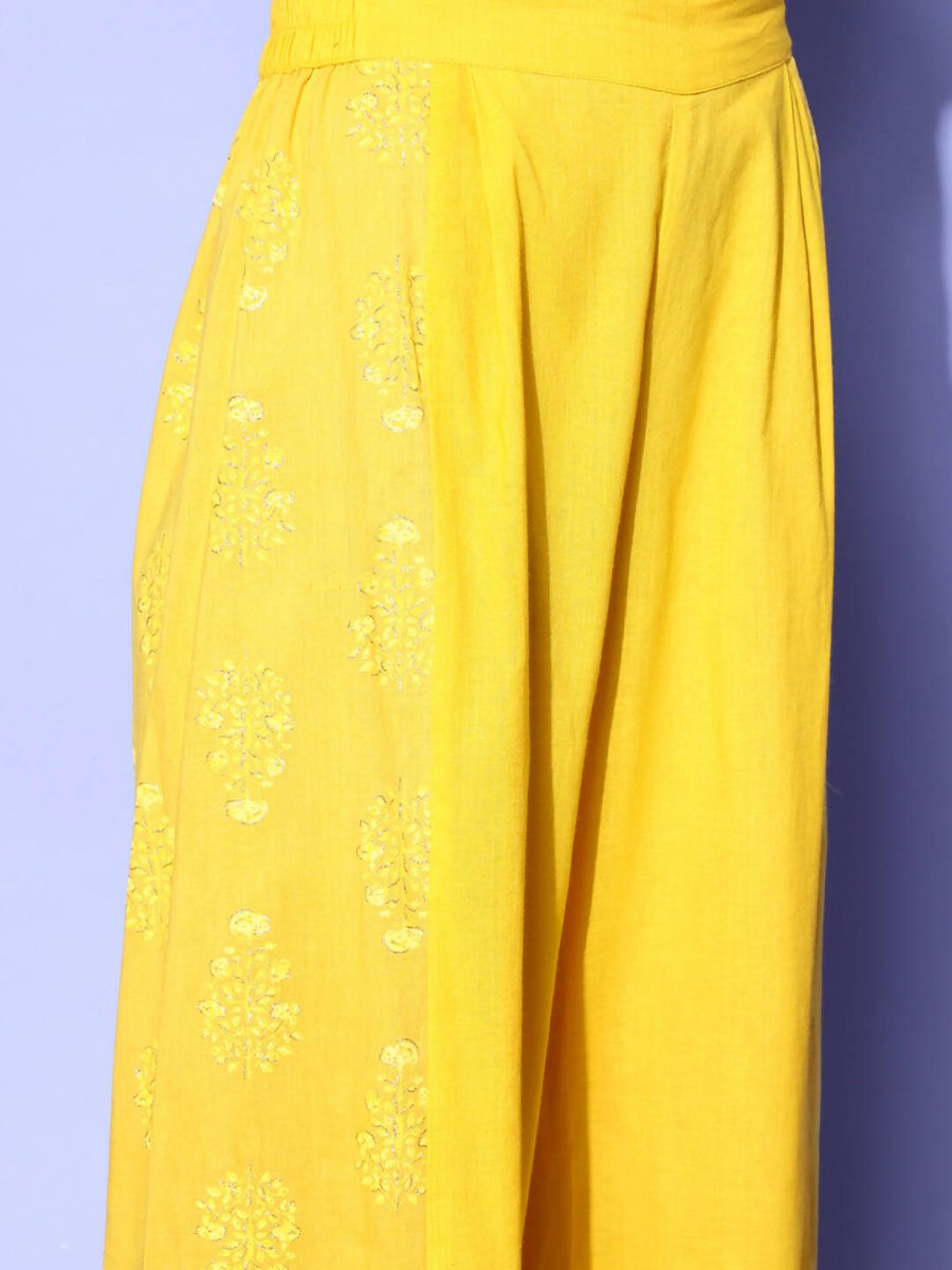 Ahalyaa Women's Traditional Wea Co-ods - Mustard - Distacart