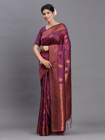 Thumbnail for Astita Silk Purple Saree