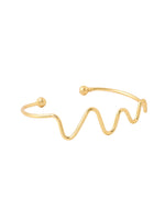 Thumbnail for NVR Women Gold Plated Adjustable Kada Bracelet - Distacart