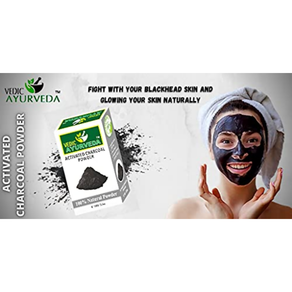VedicAyurveda Activated Charcoal Powder - Dista