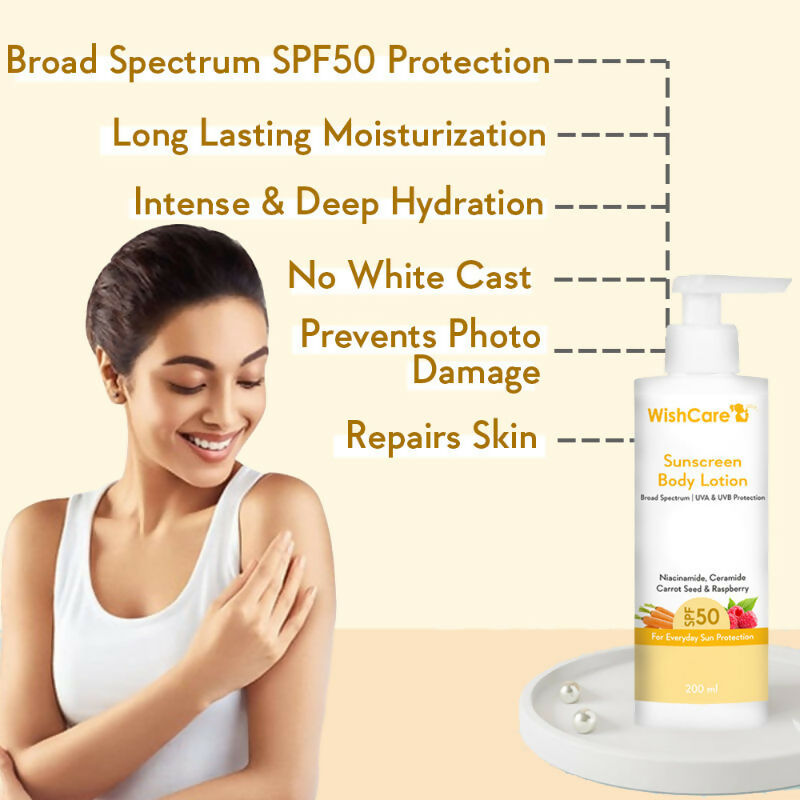 Wishcare Ceramide Sunscreen Kit - SPF 50 Broad Spectrum - PA+++ UVA & UVB Protection - Distacart