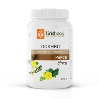 Krishna'S Herbal & Ayurveda Gokhru Powder