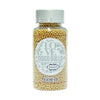 confect gold disco balls sprinkles 2 mm 120 gms