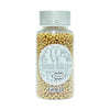 confect gold disco balls sprinkles 3 mm 120 gms