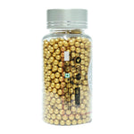 Thumbnail for confect gold disco balls sprinkles 5 mm 120 gms