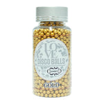 Thumbnail for confect gold disco balls sprinkles 6 mm 120 gms