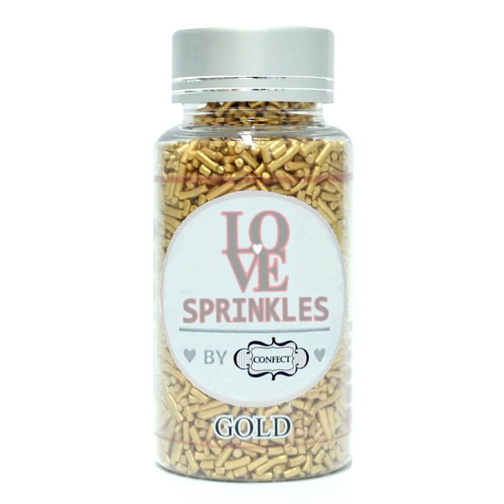 confect gold vermicelli sprinkles 100 gms