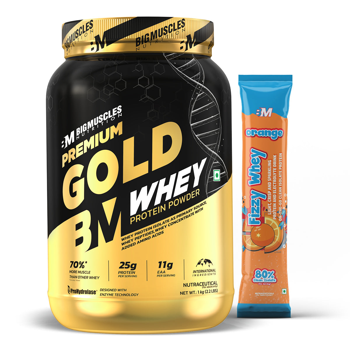 Big Muscles Nutrition Premium Gold Whey Protein - Distacart