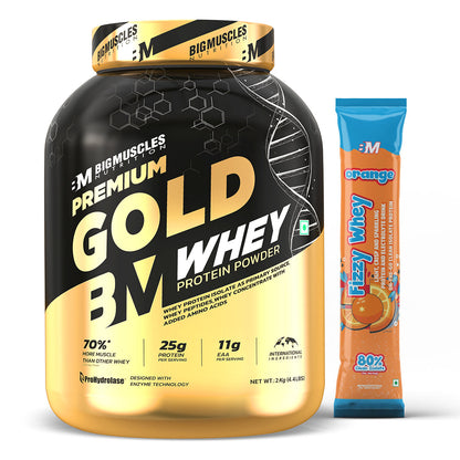 Big Muscles Nutrition Premium Gold Whey Protein - Distacart