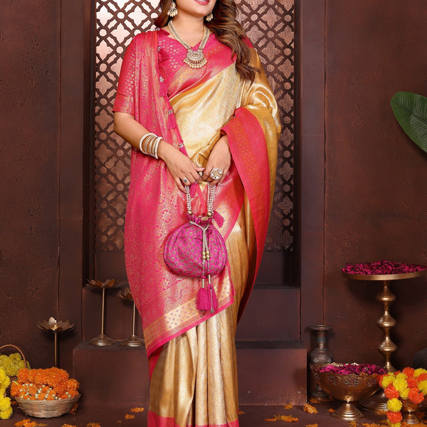Anaita Banarasi Tissue Silk Saree - Distacart